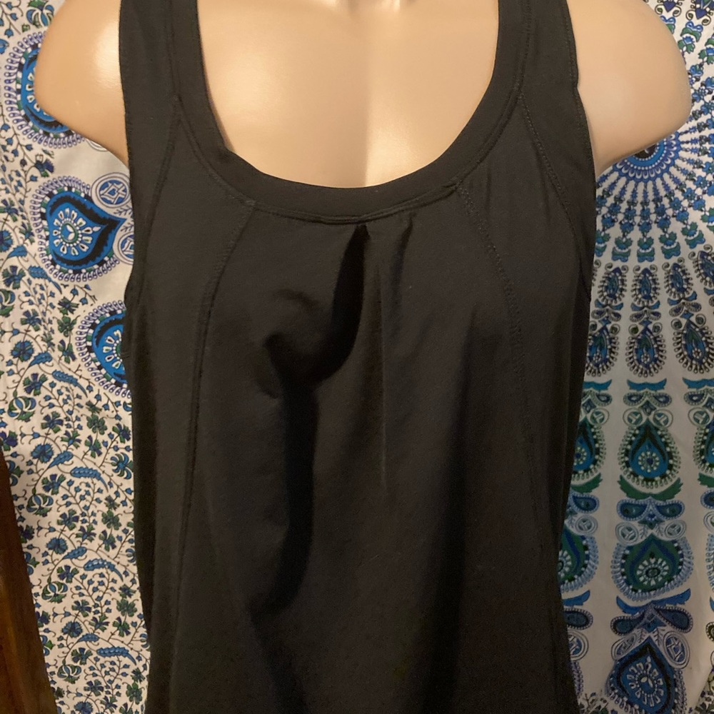 Grey workout tank top